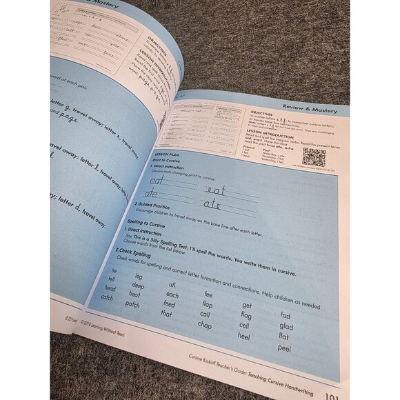 Handwriting Without Tears Cursive Kickoff Teachers Guide Educational Book - Picture 5 of 5